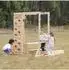 AXI Dex Klettergerüst aus Holz mit Kletterwand, Sandkasten und Picknicktisch (A030.508.00)
