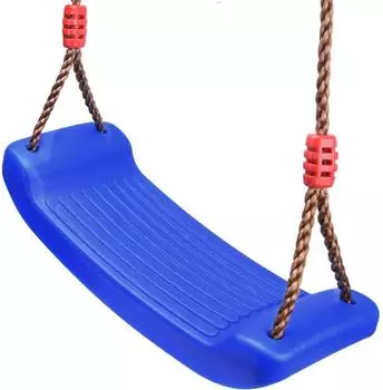 LuxusKollektion Kinderschaukel h&ouml;henverstellbar, rutschfest, blau