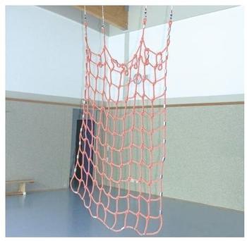 Sport-Thieme Kletternetz ""Climb"", Polypropylen (PP), Orange, 2,50x3,00 m