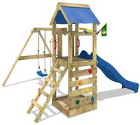Spielturm Kletterger&uuml;st Freeflyer Mit Schaukel & Rutsche, Kletterturm Mit