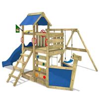 Spielturm Kletterger&uuml;st Seaflyer Mit Schaukel & Rutsche, Baumhaus Mit...