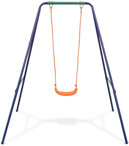 vidaXL 2-in-1 single swing orange