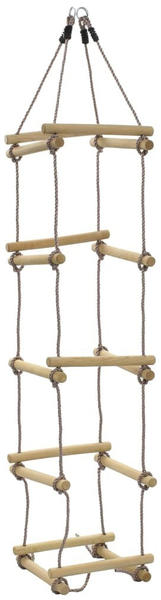 vidaXL Kids rope ladder 200 cm wood