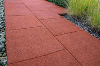 Hamann Mercatus Gmbh - Hamann Mercatus Fallschutzplatten Oxydrot 40 X 40 X2,5 Cm