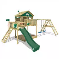 Spielturm Kletterger&uuml;st Smart Ocean Mit Schaukel & Rutsche, Stelzenhaus Mit