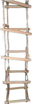 Gartenpirat Strickleiter 4 Seiten mit Holzsprossen