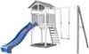 AXI Kinder-Spielturm «Beach Tower Swing» Stelzenhaus Einzelschaukel Holzturm Rutsche