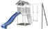 AXI Kinder-Spielturm «Beach Tower Swing» Stelzenhaus Einzelschaukel Holzturm Rutsche