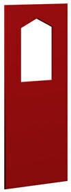Brügmann TraumGarten Fensterwand pflegeleicht Rot 90 x 138 cm (4263)