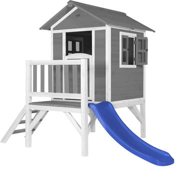 AXI Spielhaus Beach Lodge XL mit Rutsche grau/blau