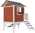 AXI Spielhaus Lodge XL in Rot mit Rutsche in Grau (C050.002.85)