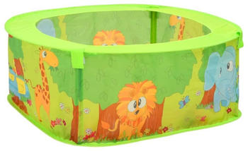 vidaXL Bällebad mit 50 Bällen für Kinder 75x75x32cm (93270)