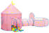 vidaXL Spielzelt für Kinder mit 250 Bällen 301x120x128cm Rosa (3107736)