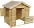 Timbela Kinderspielhaus M516-1 ohne Boden 112x146x143cm