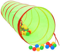 vidaXL Spieltunnel f&uuml;r Kinder Gr&uuml;n 175 cm Polyester