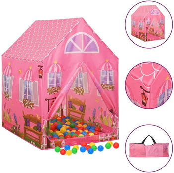 vidaXL Spielzelt für Kinder 69x94x104cm Rosa (93681)