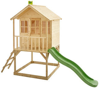 TP Toys Hill Top Wooden Playhouse With Slide