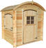 Timbela Kinderspielhaus aus Holz M505 mit Boden 112x146x145cm
