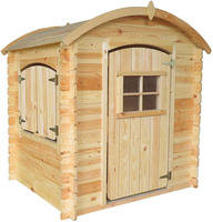 KINDERSPIELHAUS aus Holz - B112xL146xH145 cm/1,1m2 - M505-1