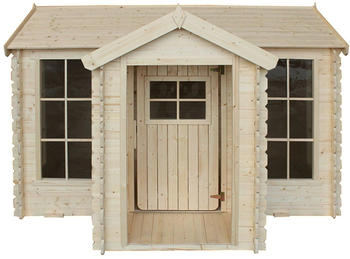 Timbela Kinderspielhaus im Villa-Design M520 mit Boden 241x178x151cm