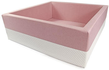 Rainbow Kids XXL Luxus Bällebad 120x120x40 ohne Bälle Rosa (B1212r)