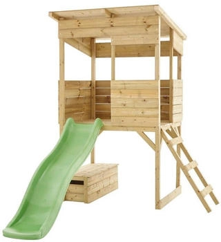 Westmann Holz-Stelzenhaus Wildnis mit Rutsche 241 x 167 x 205 cm Natur (90054804)