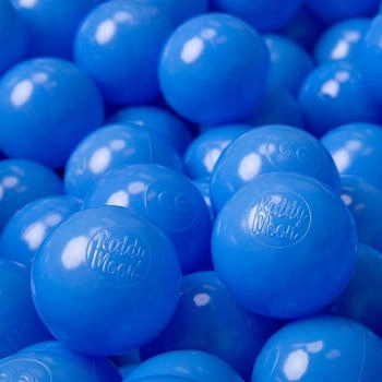 KiddyMoon 1200 Kinder Bälle für Bällebad ∅ 6cm blau