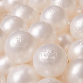 KiddyMoon 1200 Kinder Bälle für Bällebad ∅ 6cm perle