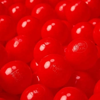 KiddyMoon 1200 Kinder Bälle für Bällebad ∅ 6cm rot