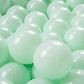 KiddyMoon 300 Kinder Bälle für Bällebad ∅ 7cm minze