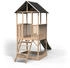 Exit Toys Panorama 500 Holzspielhaus mit Rutsche und Sandkasten 118x230.5x303 cm