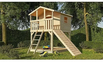 Karibu Stelzenhaus Benjamin Holzrampe Naturbelassen