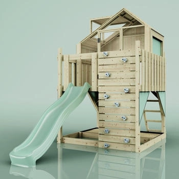 Outdoor Toys OutdoorToys Stelzenhaus Meteorit Mintgr&uuml;n