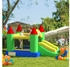 HomCom Aufblasbare Hüpfburg mit Gebläse mit Rutsche Trampolin