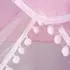 Kruzzel Kinderspielzelt Prinzessinnenhaus rosa, faltbar, mit LED-Lichterkette (22653)
