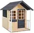 Tchibo ZWERKULES Spielhaus Holli 137x121x140cm mit Veranda grau (ZW373)