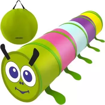 Kruzzel Kinderkrabbeltunnel Raupe, Pop-Up, mehrfarbig (23926)