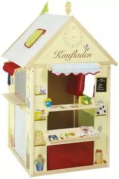 Roba Spielhaus-Kombination mit Kaufladen, Kasperletheater & Tafel (6962ZU)