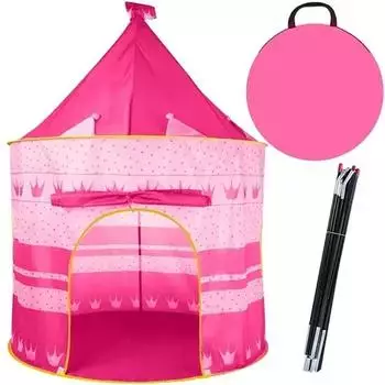 Kruzzel Spielzelt Prinzessinnenschloss für Kinder, rosa (23475)