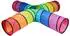 Relaxdays Kinderspieltunnel mit 4 Röhren, bunt, Outdoor