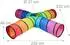 Relaxdays Kinderspieltunnel mit 4 Röhren, bunt, Outdoor