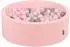 KiddyMoon Bällebad rund 90x30cm, 300 Bälle ∅7cm, rosa (OK30D-230)