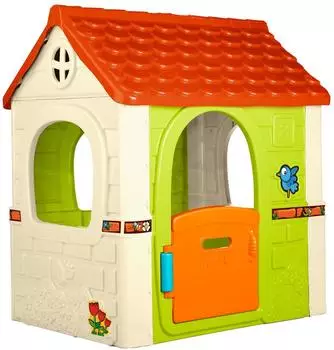 Feber Fantasy House Kinderspielhaus mit Falttür, für draußen & drinnen (FEH17000)