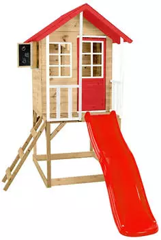 50NRTH Lolla 1 Kinder-Stelzenhaus mit Rutsche, Holz