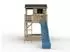 Prestige-Garden Funny XXL Spielturm mit Sandkasten und blauer Rutsche, KDI Kiefernholz (L7121104)