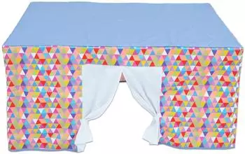Betzold Tischzelt f&uuml;r Kinder, bunt, 120x58cm (758484)