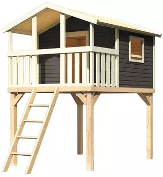 Akubi Stelzenhaus Benjamin terragrau