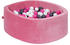 Knorrtoys Bällebad Soft Pink inkl. 300 Bälle creme/grey/rose