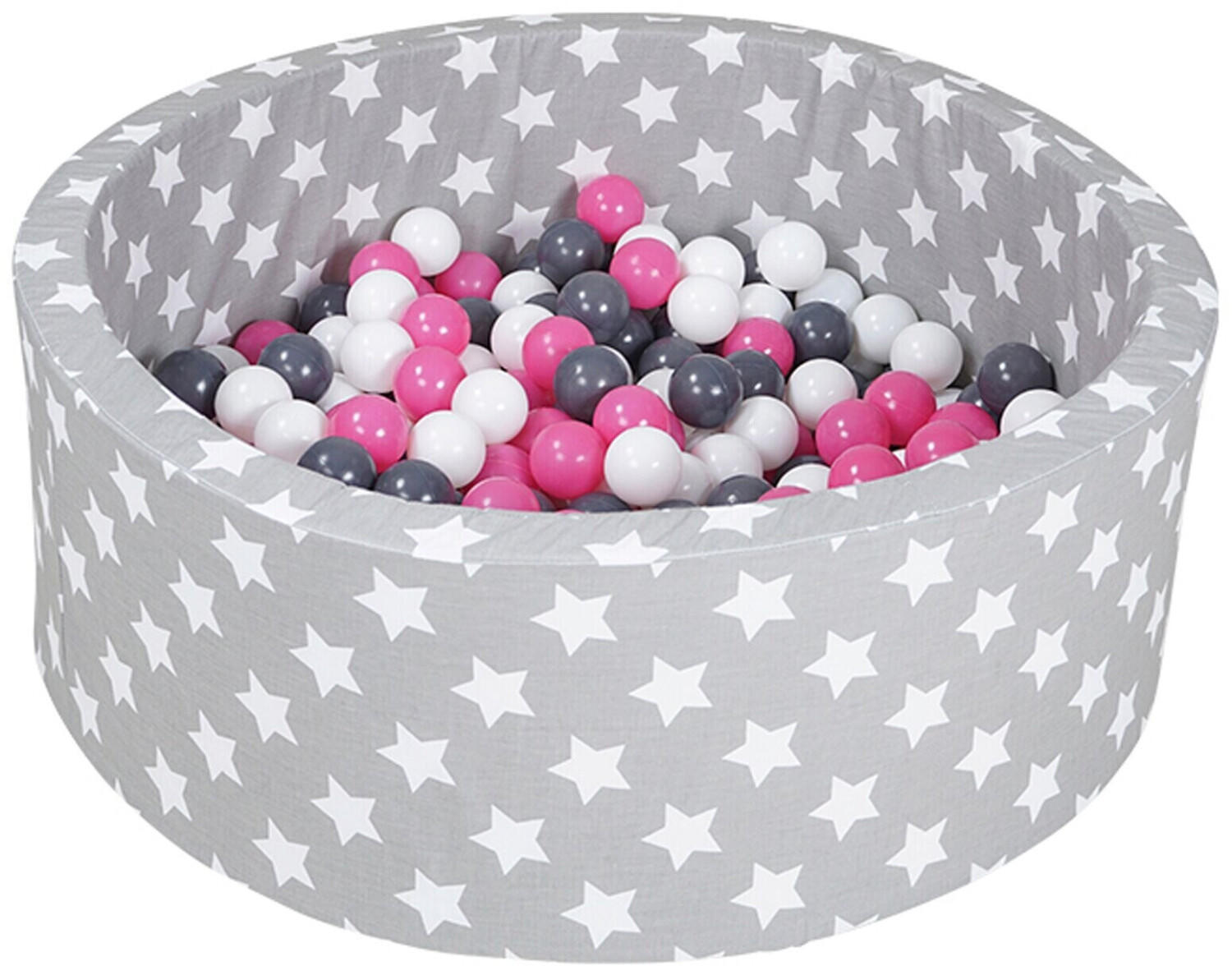 Knorrtoys Bällebad Soft Grey White Stars inkl. 300 Bälle creme/grey/rose  Test TOP Angebote ab 59,99 € (Juni 2023)