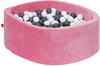 Knorrtoys Bällebad Soft Pink inkl. 300 Bälle grey/creme
